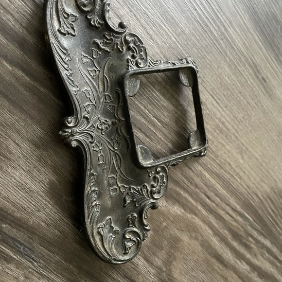 Antique Victorian Ink Well Holder Art Nouvean - Picture 2 of 3